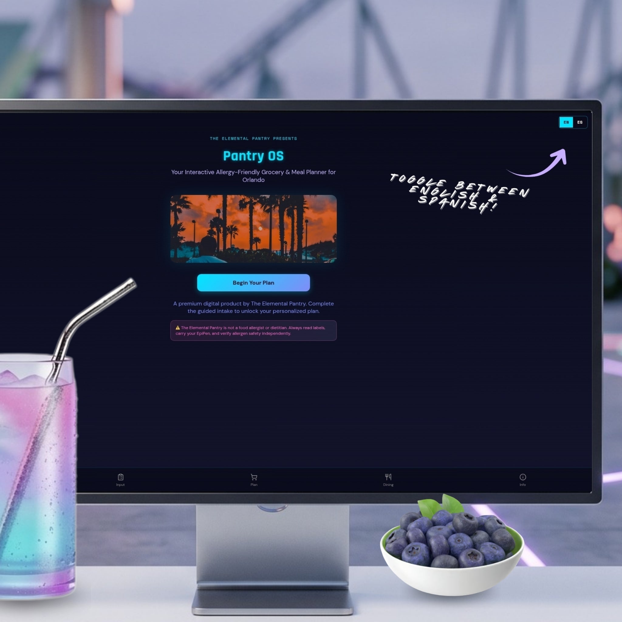 PantryOS - Interactive Allergy Friendly Grocery & Meal Planner for Your Orlando Trip